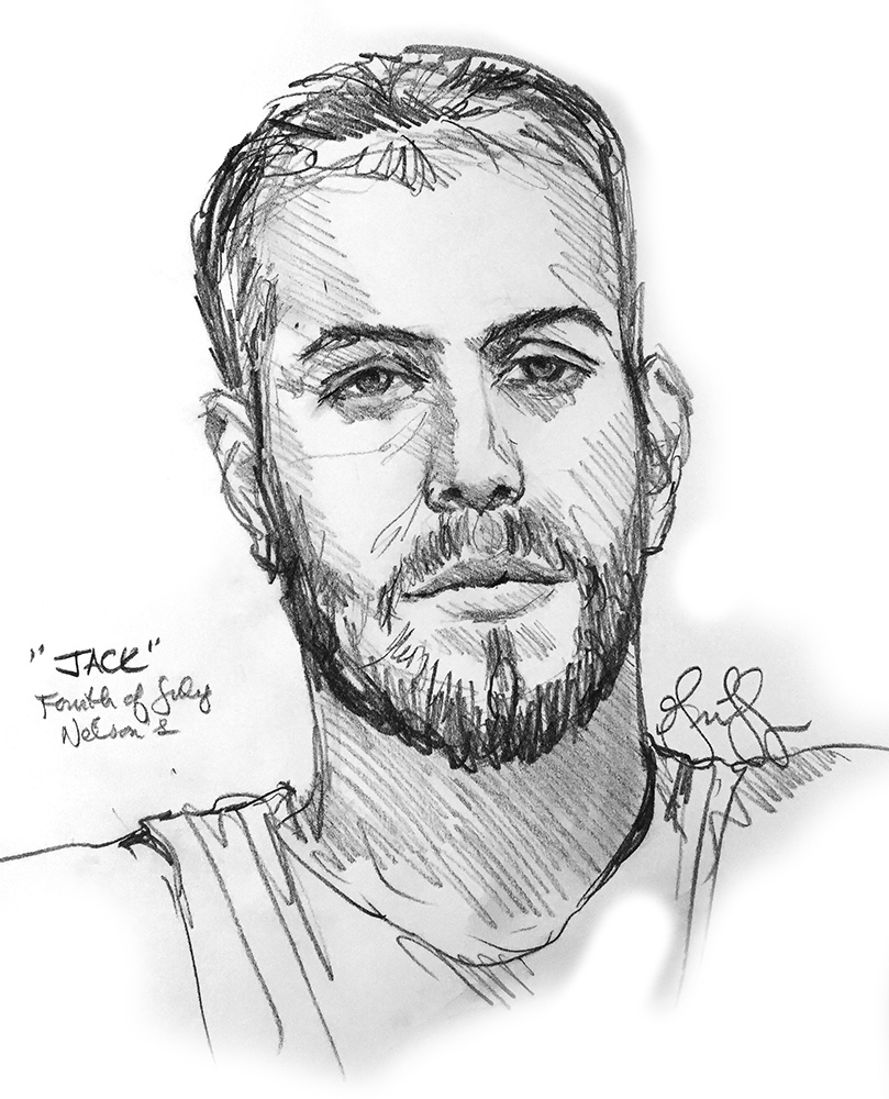 Pencil sketch of Jack