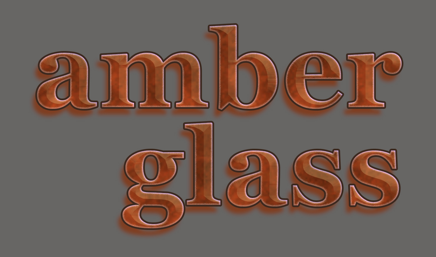 amber glass